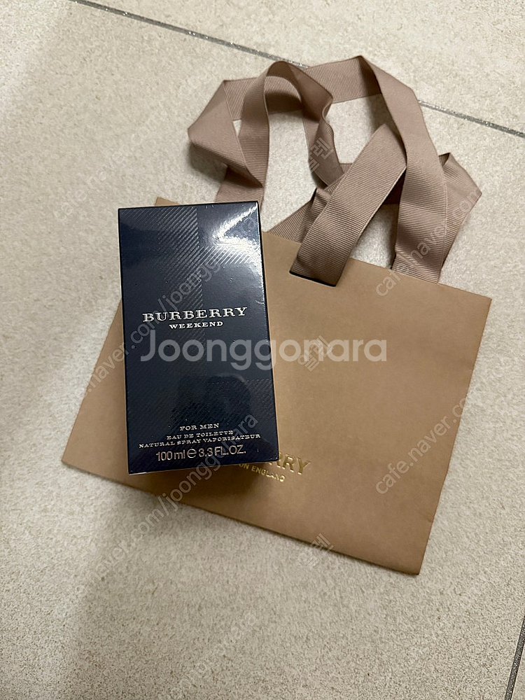 버버리 위크앤드포맨 남성향수 100ml 쇼핑백까지 새상품--0