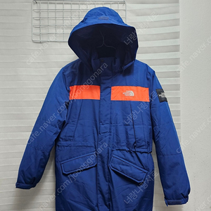 노스페이스 키즈 블루 오렌지 패딩 구스다운점퍼 사이즈 150