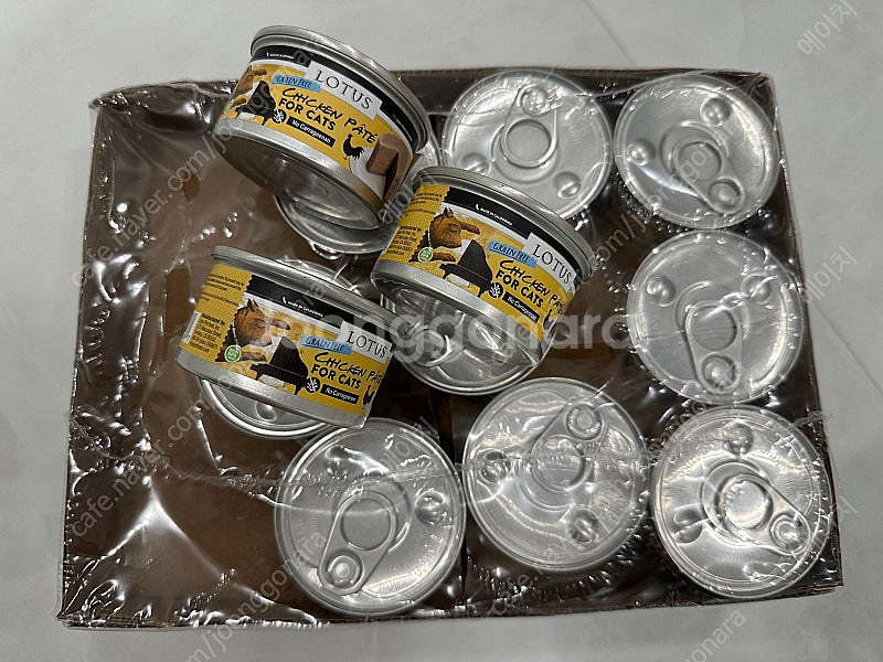 고양이 주식캔 로투스 치킨 파테78g 24개--0