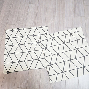 새제품 쿠션커버 2개