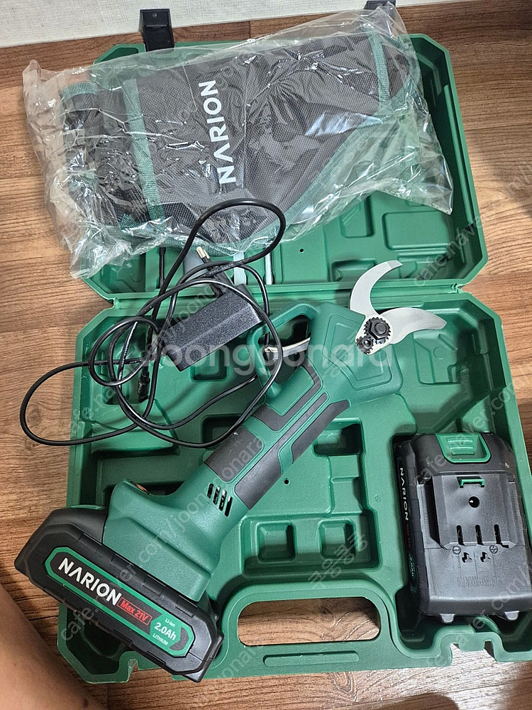 나리온 전지가위 35mm제품판매(배터리2개)--0