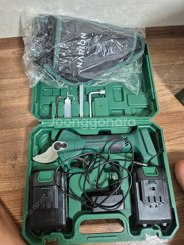 나리온 전지가위 35mm제품판매(배터리2개)--3