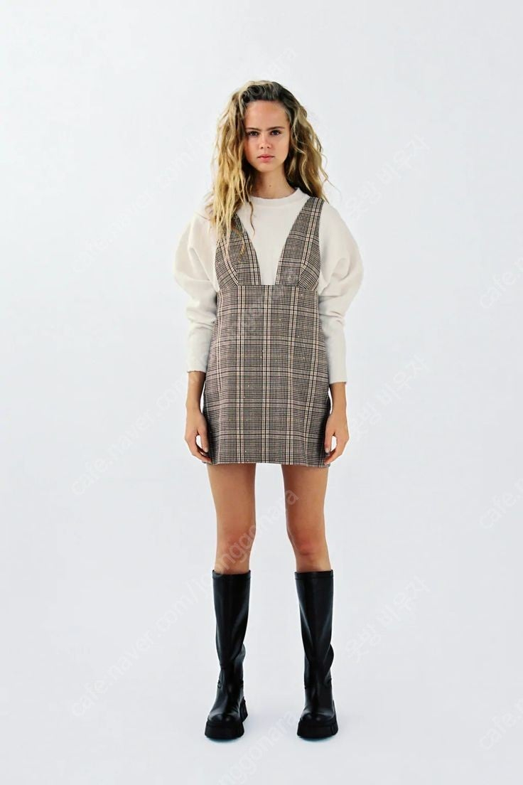 [새상품] 자라 뷔스티에 스커트 XS사이즈 이미지