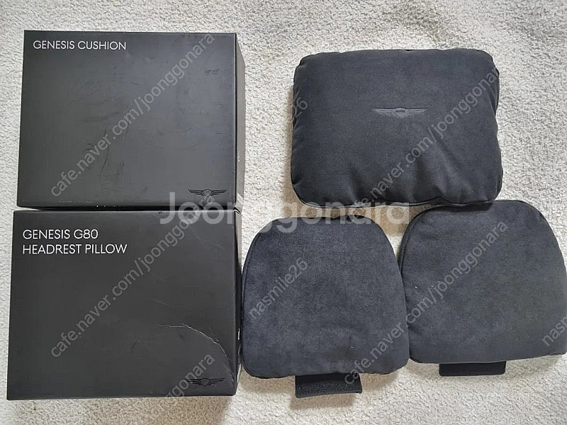 제네시스 G80 뒷자석 목베게--0