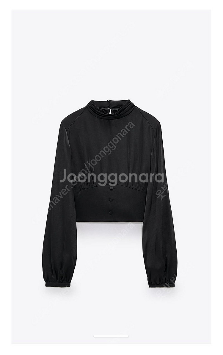 [새상품] 자라 새틴 탑 XS사이즈 정가 49,000원--0