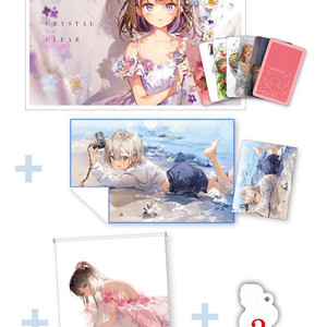안미(Anmi) 일러스트집 CRYSTAL CLEAR Anmi 작품집 한정판 애니메이트 한정 세트 미개봉 팝니다.