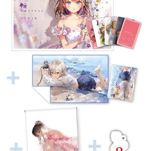 안미(Anmi) 일러스트집 CRYSTAL CLEAR Anmi 작품집 한정판 애니메이트 한정 세트 미개봉 팝니다.