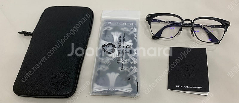 크롬하츠 버티컬스마일2 안경 [MBK] 매트블랙--1