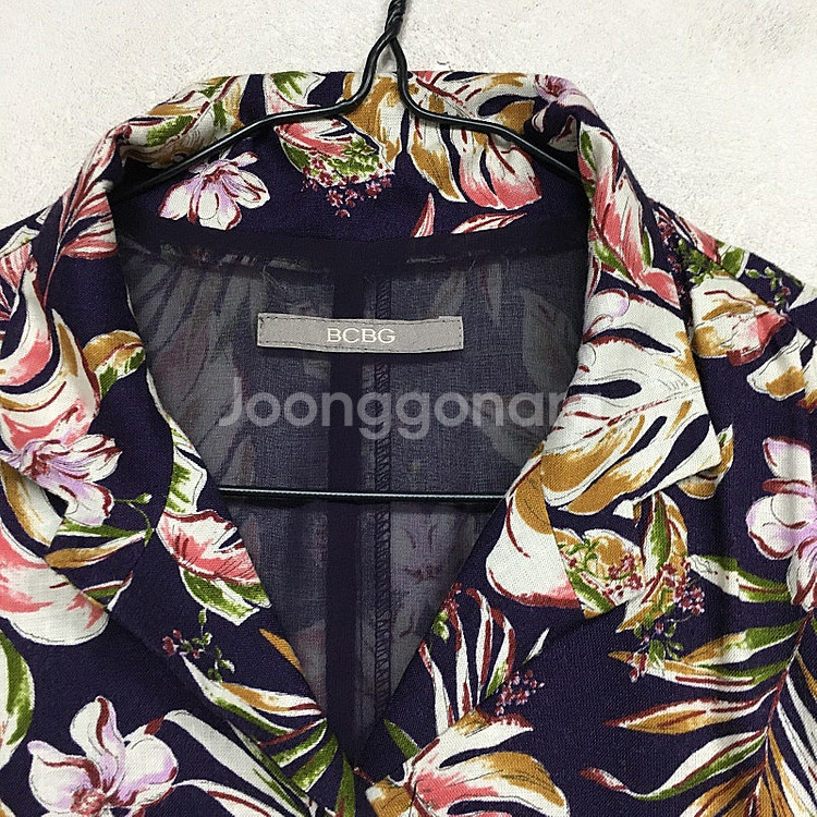 BCBG 비씨비지 플라워 린넨 원피스 66 / 랑방 마...--2