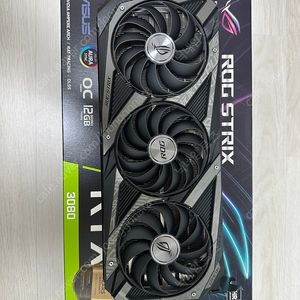 ROG STRIX RTX 3080 12GB 그래픽카드 S급