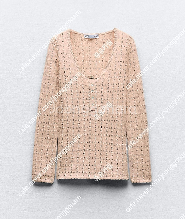 ZARA 자라 포인텔 티셔츠, 레이스 티셔츠, 자라 아...--5