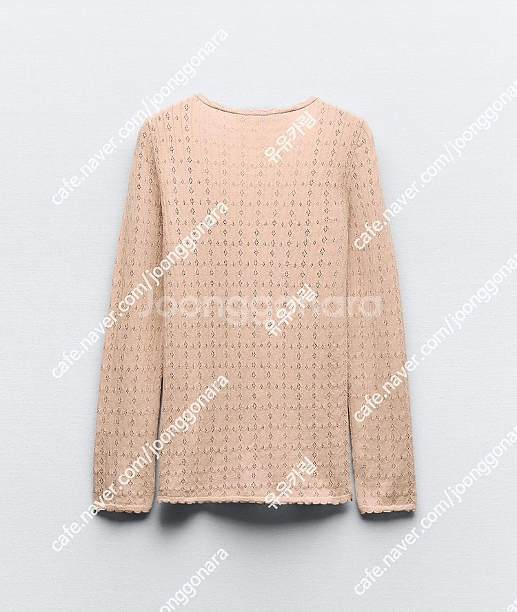 ZARA 자라 포인텔 티셔츠, 레이스 티셔츠, 자라 아...--6