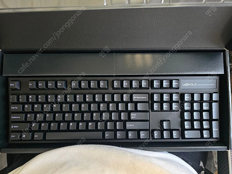 (단순개봉) 레오폴드 fc900r 블랙퍼플 갈축 키보드 판매합니다 이미지