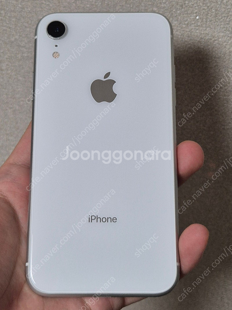 아이폰 xr 화이트 64gb--0