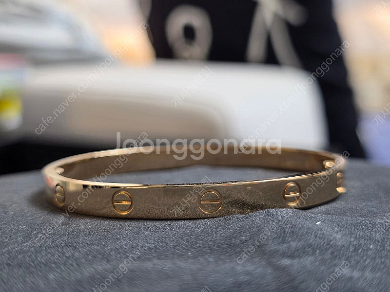 까르띠에 러브팔찌 오리지널 핑크골드 19호 (25년 5월구매)--0