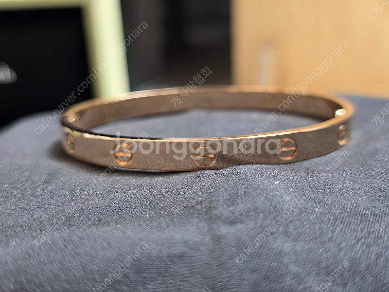 까르띠에 러브팔찌 오리지널 핑크골드 19호 (25년 5월구매)--1