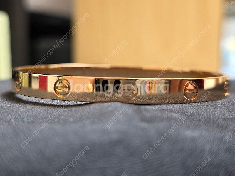 까르띠에 러브팔찌 오리지널 핑크골드 19호 (25년 5월구매)--2