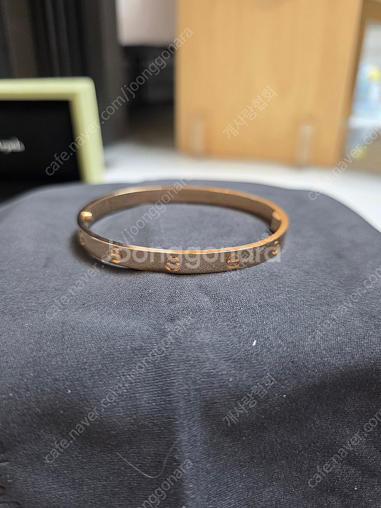 까르띠에 러브팔찌 오리지널 핑크골드 19호 (25년 5월구매)--3