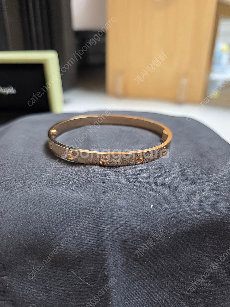 까르띠에 러브팔찌 오리지널 핑크골드 19호 (25년 5월구매)--4