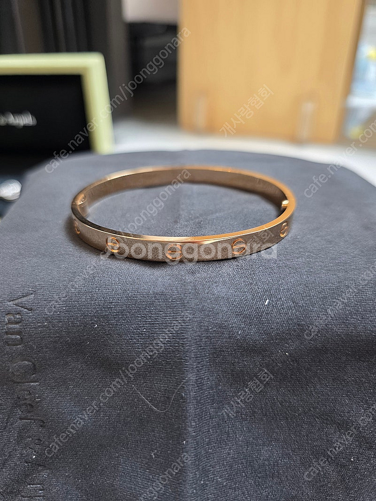 까르띠에 러브팔찌 오리지널 핑크골드 19호 (25년 5월구매)--5