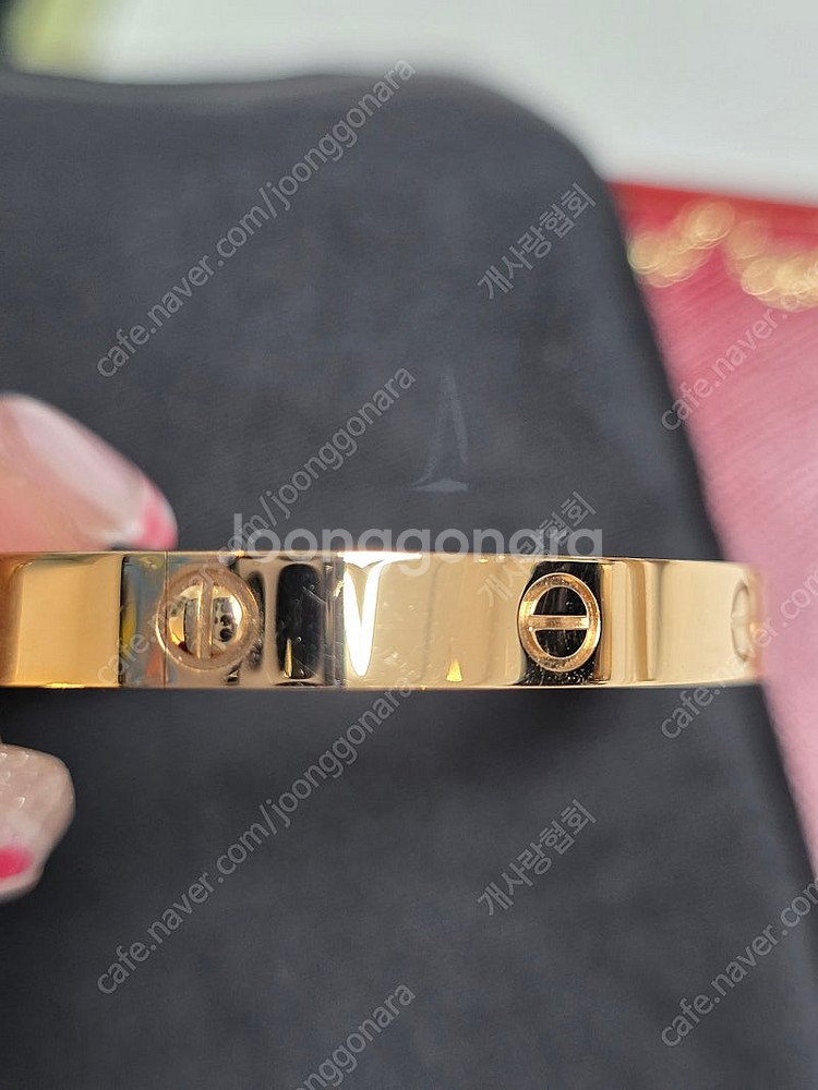 까르띠에 러브팔찌 오리지널 핑크골드 19호 (25년 5월구매)--6