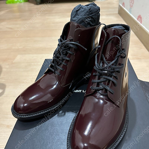 [새상품] 생로랑 saint Laurent 남자 부츠 265mm 버건디 컬러 급매