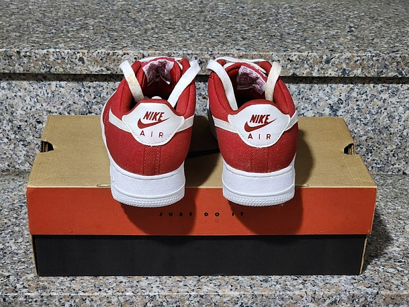 [판매] 나이키 에어 포스 1 로우 CVS 캔버스 canvas 1996 빨흰 완창 올드포스 (255) 이미지