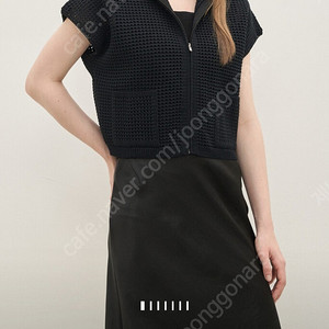 더캐시미어네트후드 집업