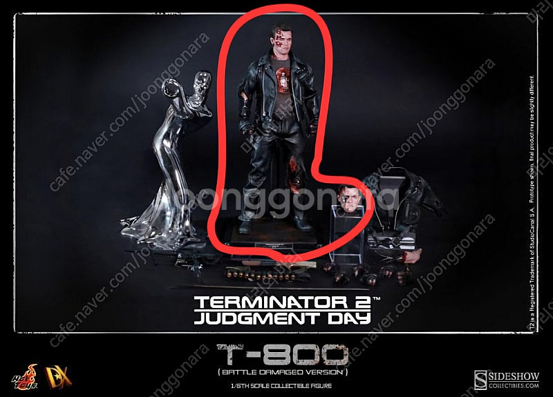 [구매] 핫토이 터미네이터 T-800 dx13--0