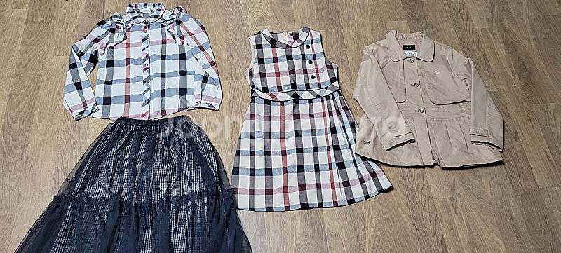 (여아140사이즈) 닥스키즈 자켓+닥스키즈 원피스+닥스 샤치마+닥스 셔츠ㅡ4벌--0