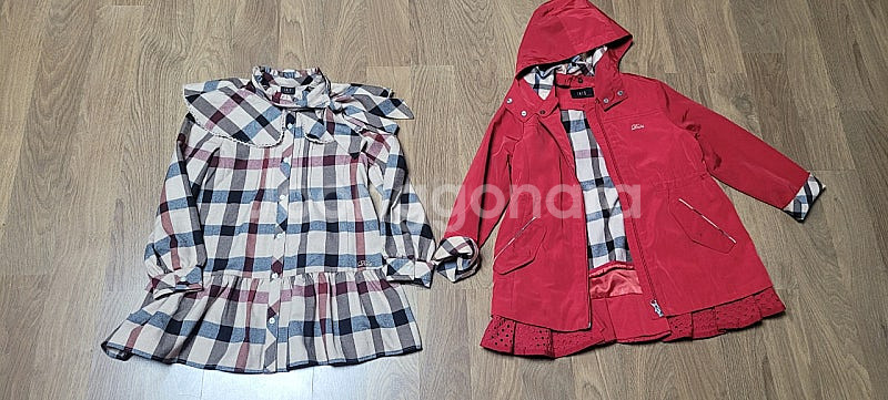 (130사이즈) 닥스키즈 이중점퍼 +닥스키즈 블라우스--0