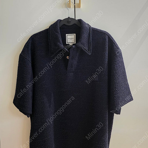 우영미 25FW 트위드 폴로 티셔츠 네이비 [48]