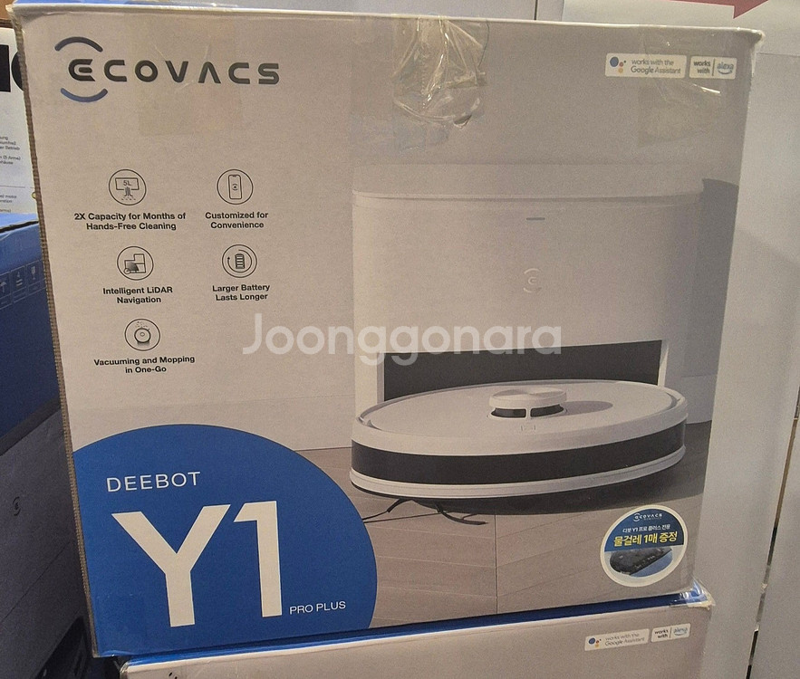 에코백스 로봇청소기 Y1 PRO (전시시연품, 택포)--4