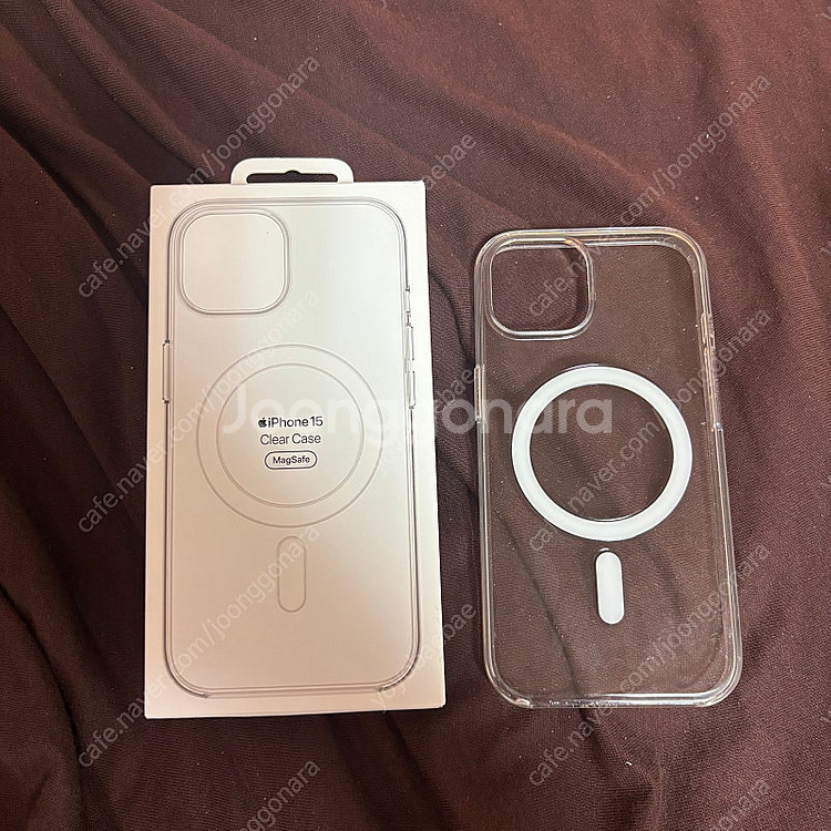 아이폰15 Apple 정품 아이폰 맥세이프 투명 케이스--0