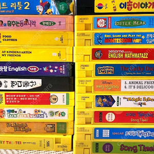 90-2000년대 어린이 비디오 테이프 개당 5천원 팝니다