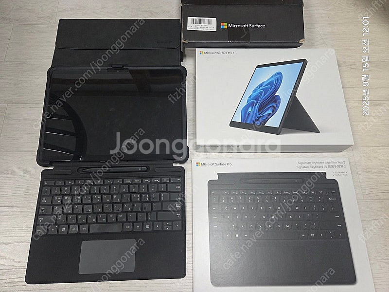 서피스프로8 16GB 256GB + 타입커버 + 슬림팬...--0