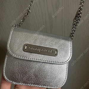 옴니포텀트 핀월렛백 미니백 실버 새상품