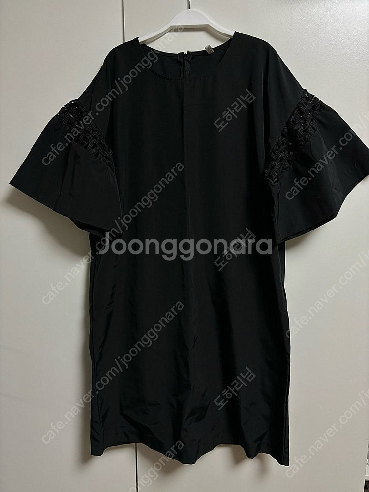 [미사용]여성 날개 포켓 원피스 블랙--0