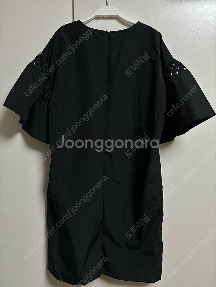 [미사용]여성 날개 포켓 원피스 블랙--1