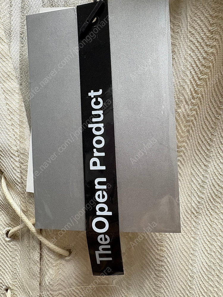 더오픈프로덕트 레이스업 셔츠--2