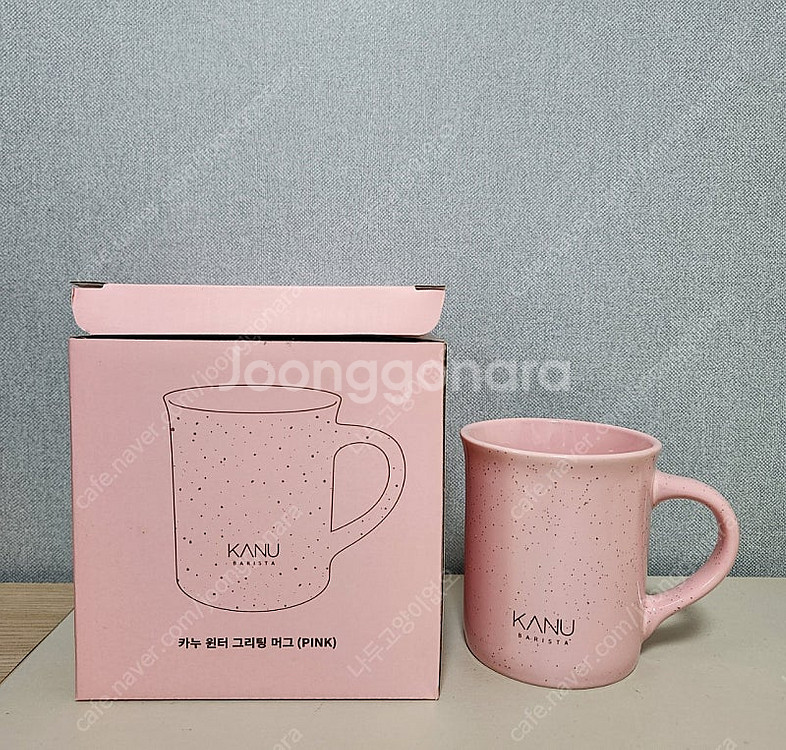카누 윈터 그리팅 머그 핑크--2