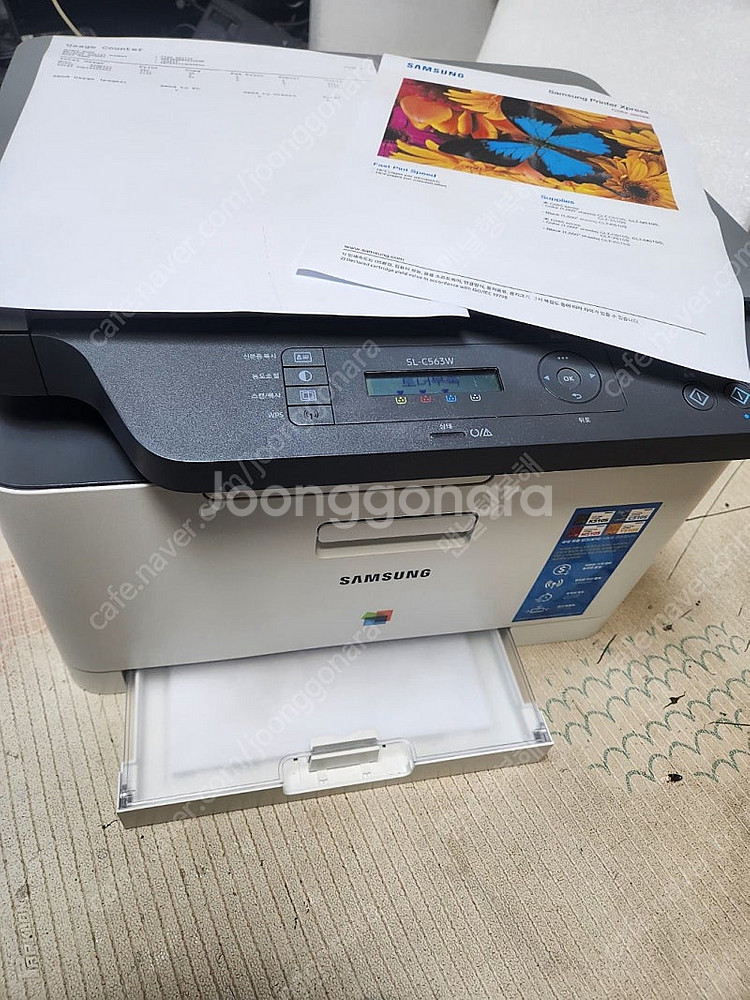 삼성 SL-c563w 컬러 레이져프린터 (고장품) 6만...--5