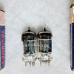 Tungsol텅솔 12AU7/ECC82. Long/D게터 NOS NIB 메치페어판매