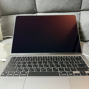 (풀박)맥북에어M1 스페이스 그레이(기본형) 배터리 95% S급