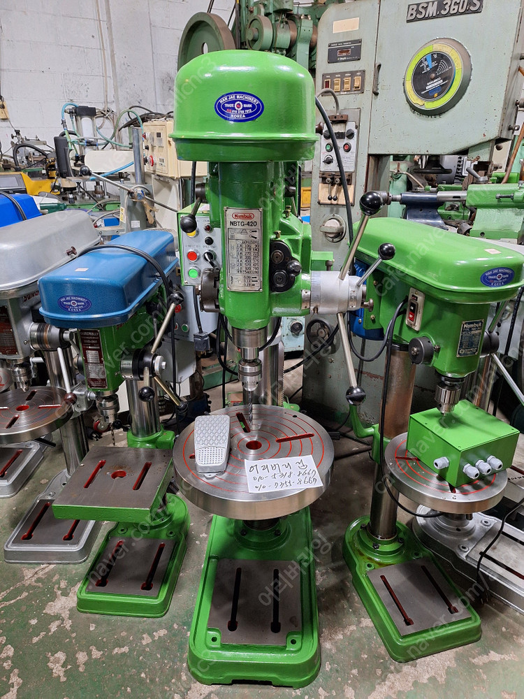 삼천리STD-410및 남북 NBT420 삼천리 SMD-360 드릴 &탭핑기 이미지