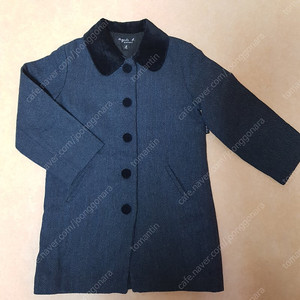 프랑스 아네스베 앙팡 모혼방 자카드 코트 5만원