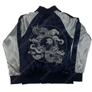 JPN Vintage 드래곤빅로고 네이비스카잔 M