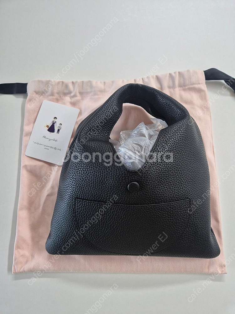 (새상품) 봉긋 삼각김밥 bag 블랙 택포--6