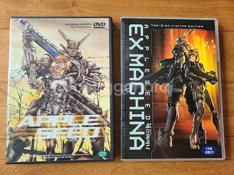 일본애니 DVD 2종 일괄 애플시드 애플시드 엑스머시나--0