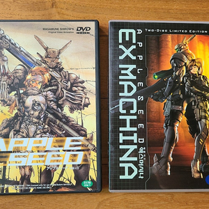 일본애니 DVD 2종 일괄 애플시드 애플시드 엑스머시나